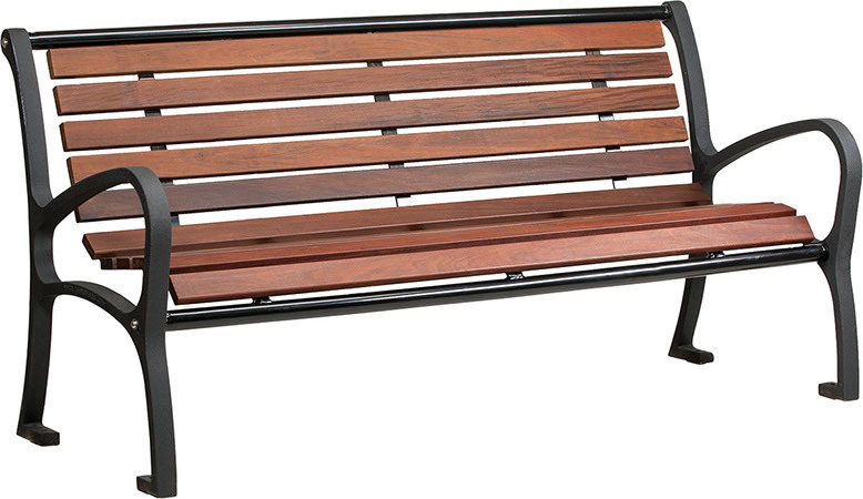 Tahoe-thi6-6ft-park-bench-with-cast-aluminum-frame-ipe-hardwood